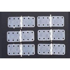 Dubro Nylon Hinges Small/Mini (6 Pack)