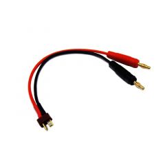 4mm Gold Male to Male Deans 200mm 16AWG - SKU 2638