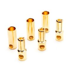 Gold Bullet Connector Set 5.5mm (3)
