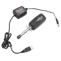 LiPo Glow driver with battery & USB charger