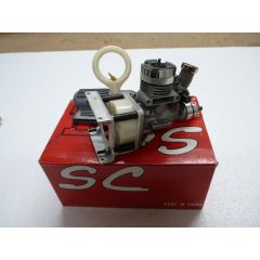 SC 15AX Aero Pull Start Engine with Silencer and metal motor mount with stand offs - NEW - UNRUN-Second Hand - Boxed