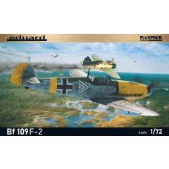 Eduard 1/72 Messerschmitt Bf-109F-2 ProfiPACK Edition # 70154