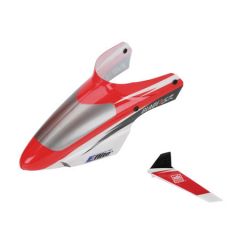 Blade mSR Complete Red Sunset Canopy with Vertical Fin EFLH3019 (23)