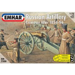 Plastic Kit Emhar Russian Artillery Crimean War 1854-56 1:72 Scale EM7208