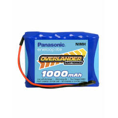 Panasonic Eneloop Lite AA 1000mAh 6v Flat NiMH Battery