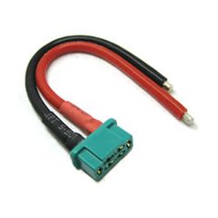 MALE MPX WITH 10CM 14AWG SILICONE WIRE