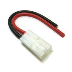 FEMALE TAMIYA CONNECTOR WITH 10CM 14AWG SILICONE WIRE