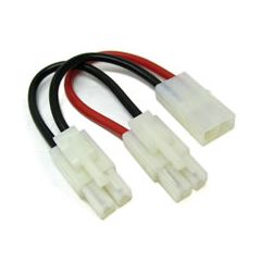 TAMIYA 2S BATTERY HARNESS FOR 2 PACKS IN SERIES ADAPTOR