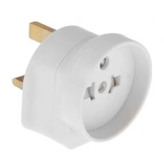 Europe to UK Travel Adapter - Rated At 13A - 240v