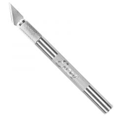 K2 Knife Medium Duty Round Aluminium with Safety Cap (Carded)