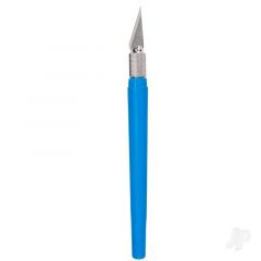 K40 Pocket Clip-on Knife with Twist-off Cap Blue (Carded)