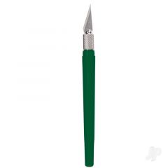 K40 Pocket Clip-on Knife with Twist-off Cap Green (Carded)