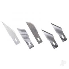 5 Assorted Heavy Duty Blades (#2 #19 #22 2x #24) Shank 0.345 Inch (0.88 cm) (5pcs) (Carded)