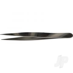 4.75in Sharp Pointed Stainless Steel Tweezers (Carded)