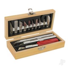 Hobby Knife Set Wooden Box (Boxed)