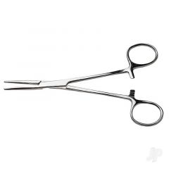 5in Curved Nose Steinless Steel Hemostats (Carded)