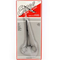 7.5in Curved Nose Stainless Steel Hemostats (Carded)