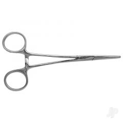 5in Straight Nose Steinless Steel Hemostats (Carded)