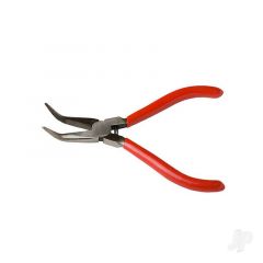 5in Spring Loaded Soft Grip Plier Bent Nose (Carded)