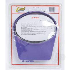 Excel Blades MagniVisor Deluxe Head-Worn Magnifier with 4 Different Lenses Purple (Boxed)