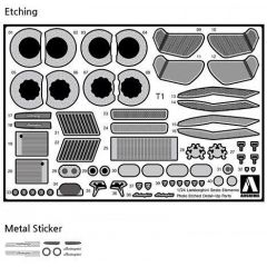 Detail-Up Parts for 1/24 LAMBORGHINI SESTO ELEMENTO