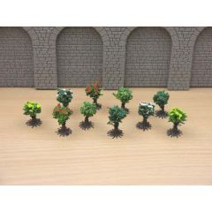 JORDAN NO 9B PACK OF 10 COLOURED BUSHES