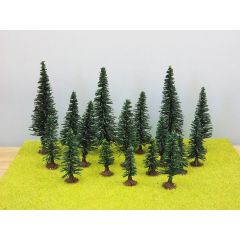 JORDAN 51A PACK OF 25 FIR TREES WITH BASES