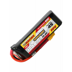 1800mAh 14.8V 4S 80C FPV Lipo Battery