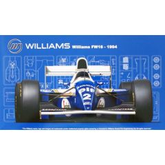 Fujimi F1 Williams FW16 Renault Brazilian GP 1:20 Plastic Model Kit