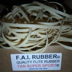 Quality Flite Rubber F.A.I 1/4 Tan Super Sport 5 Meters