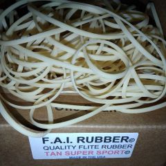 Copy of Quality Flite Rubber F.A.I 1/8  Tan Super Sport 5 Meters