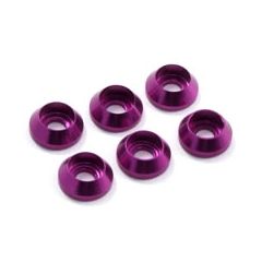 M3 CAP WASHER PURPLE 