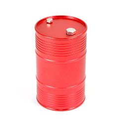 FASTRAX ALUMINIUM ANODISED OIL DRUM W/REMOVABLE LID - RED