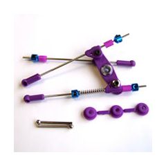 PRE-ASSEMBLED THROTTLE/BRAKE LINKAGE SET PURPLE