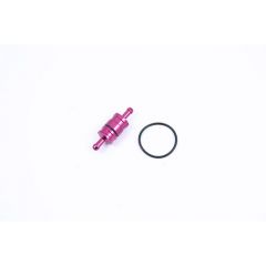 PINK ANODISED FUEL FILTER