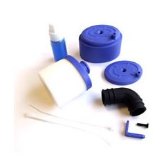 WATERPROOF AIR FILTER 1/8TH w/AIR FILTER OIL - BLUE