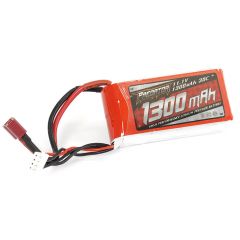 Lipo suitable for FMS FOX/Rafale/F4D-1/A4/ASW28/FOX/EZ - 11.1V 1300mah BATTERY