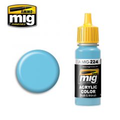 Ammo Mig Jimenez Acrylic 17ml Paint FS35260 SKY LINE BLUE A II 