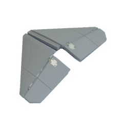 FMS MINI F16 ELEVATOR (GREY)