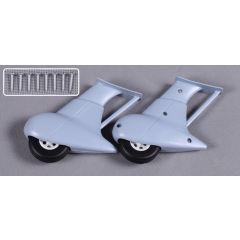 FMS 1100MM HS123 FRONT LANDING GEAR SET