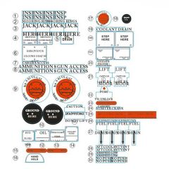 FMS P51 V7/V8 DETAIL DECALSHEET