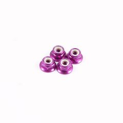 M4 PURPLE FLANGED LOCKNUTS