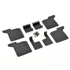 FASTRAX TRX-4 RUBBER MUDFLAPS& ALLOY MOUNTS FOR DEFENDER