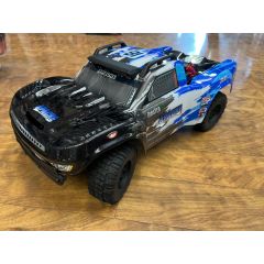 FTX APACHE 1/10 BRUSHLESS TROPHY TRUCK RTR - BLUE - EX DISPLAY