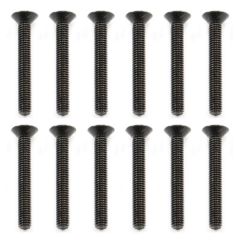 FTX FUTURA HEX COUNTERSUNK SCREWS 3X22MM (12)