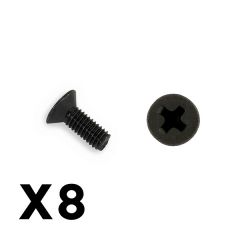 FTX OUTBACK COUNTERSUNK SCREW M3*8 (8)