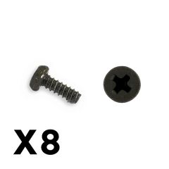 FTX OUTBACK MINI 3.0 ROUND HEA D SELF TAPPING SCREW 1.7X5 (8P