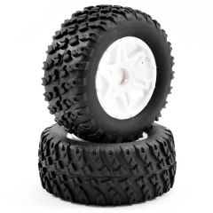 FTX COMET DESERT BUGGY FRONTMOUNTED TYRE & WHEEL WHITE