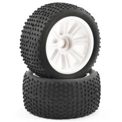 FTX COMET TRUGGY FRONT MOUNTEDTYRE & WHEEL WHITE