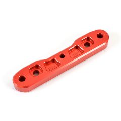 FTX DR8 REAR RF ALUMINUM LOWER CNC SUSPENSION MOUNT - RED